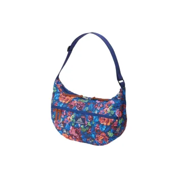 GREGORY Fabric Shoulder Bag, Crossbody Bag Unisex Blue With Print