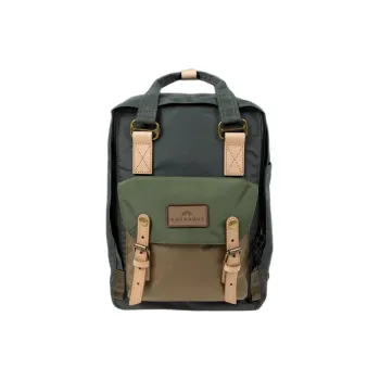 Doughnut Recycled Nylon With Recycled Leather Accents Backpack Regular Unisex Olive & Army Green