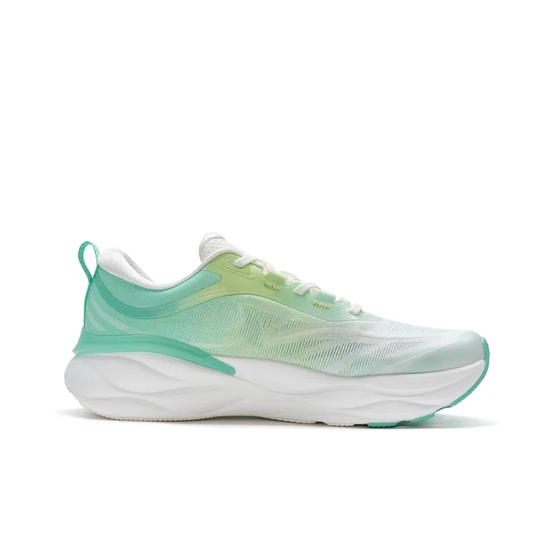 XTEP Cloud Wing 2.0 Running Shoes Men Low Top Sail White/Macaque Green-1