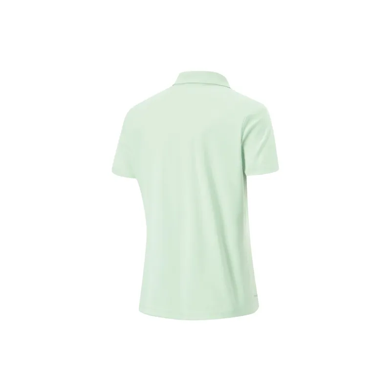 LiNing Fitness Series Polo Shirt Women's Ice Fat Green-1