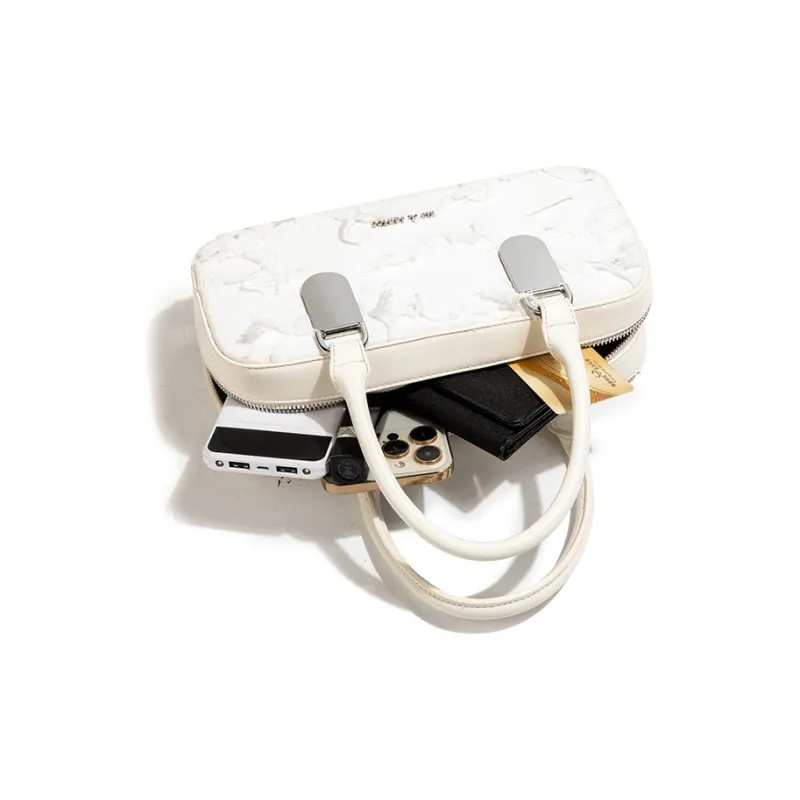 MACKJANICE Handbags Fringe White-5