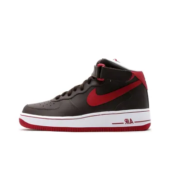 Nike Air Force 1 Mid Baroque Brown Varsity Red GS