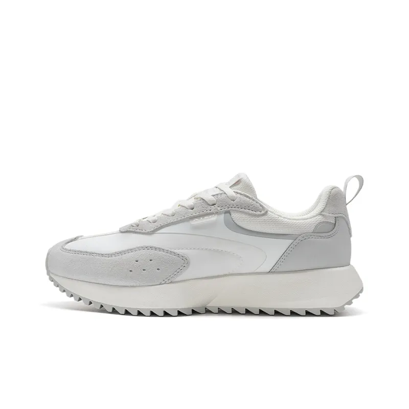 XTEP Casual Shoes Women's Low Top Sail White/Lunar Stone Gray/Pure Pink-0