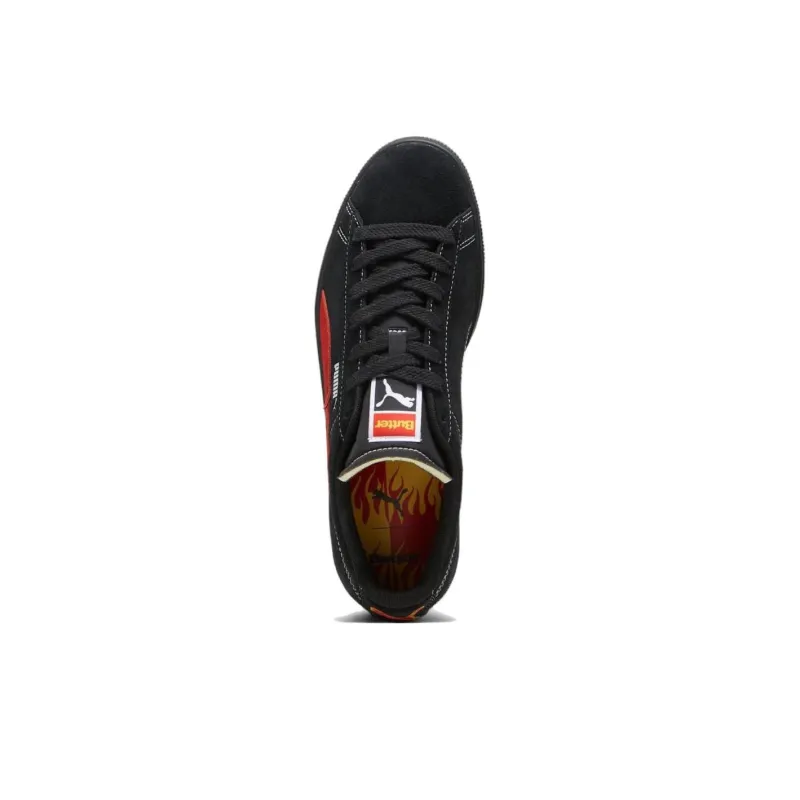 PUMA X Butter Goods Suede Classic Shoes 'Black Red'-3