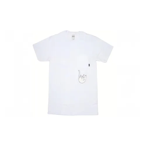 RIPNDIP Printing T-shirt Unisex  White