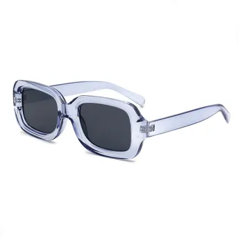Pair Ponyo PC Square Sunglasses Women's Light Blue