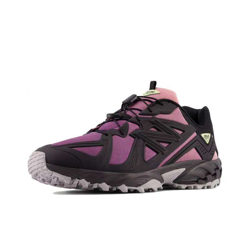 New Balance ML610 Durable Breathable Low-Top Casual Shoes Unisex Black Pink-2