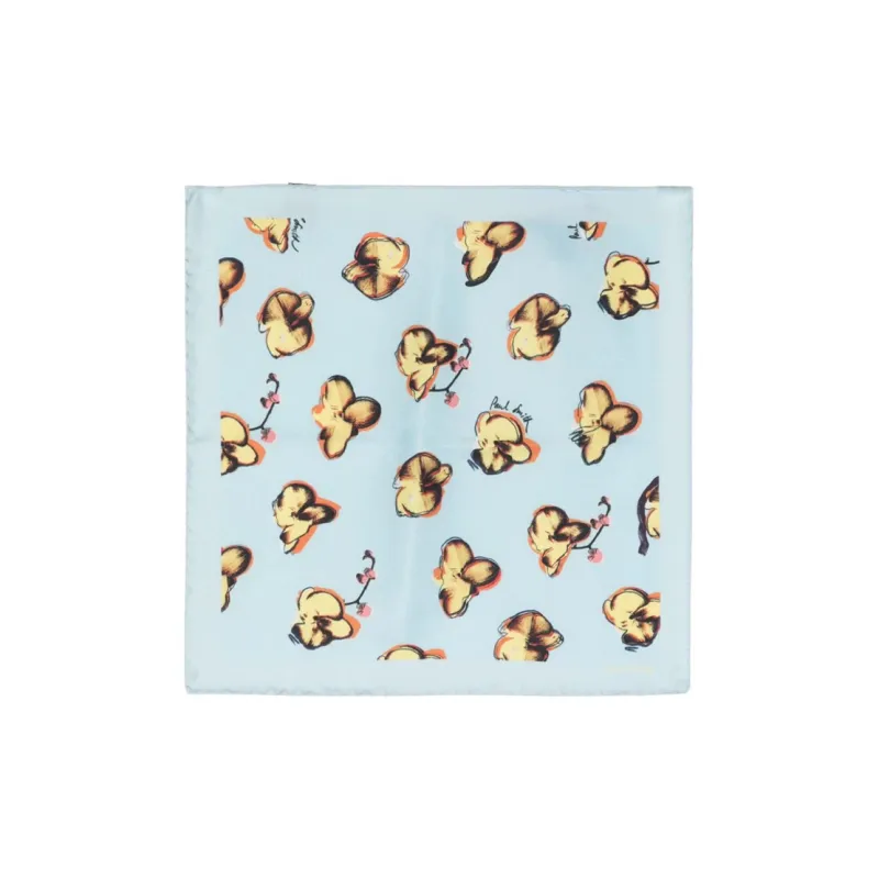 Paul Smith Floral-print Silk Pocket Square-0