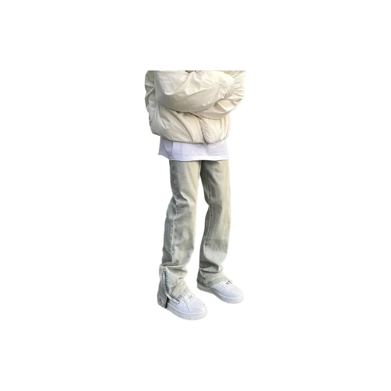 PANDA ADEVIL Jeans Unisex Yellow Mud-1