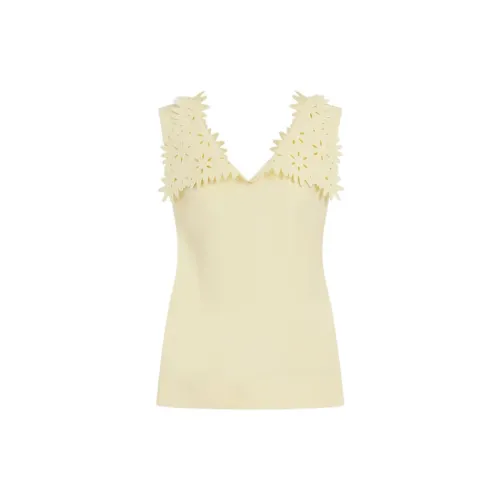 Bottega Veneta Tank Tops Women's Apricot Cream