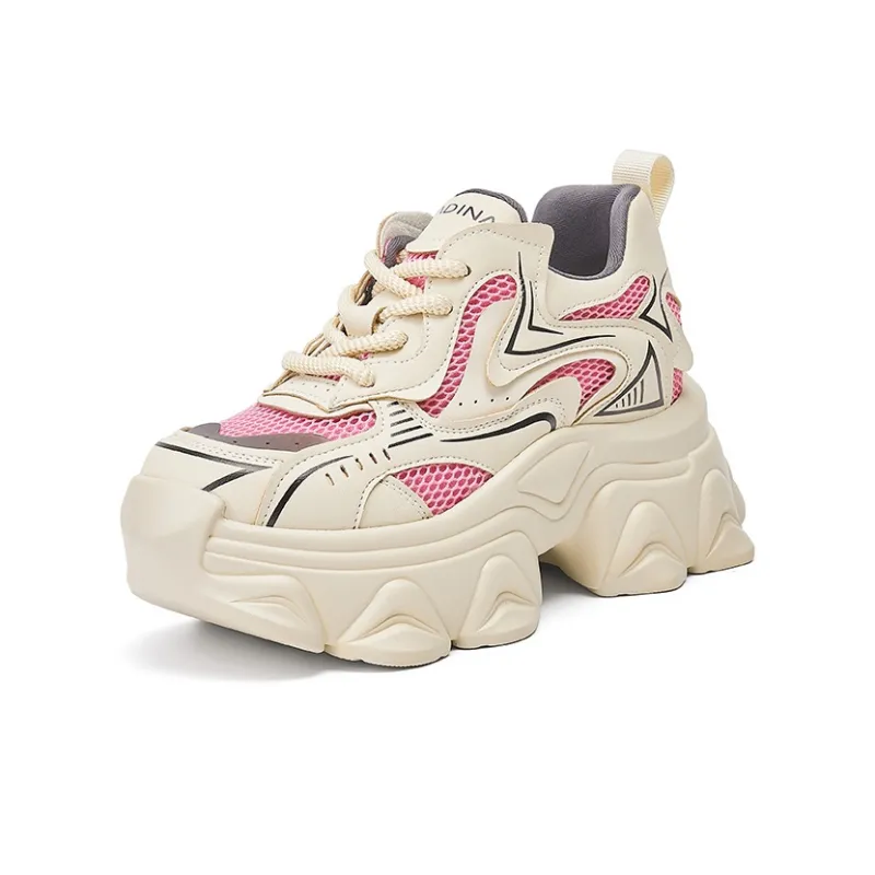 KADINA Cushioning Wear-Resistant Low-Top Chunky Sneakers Women's-7