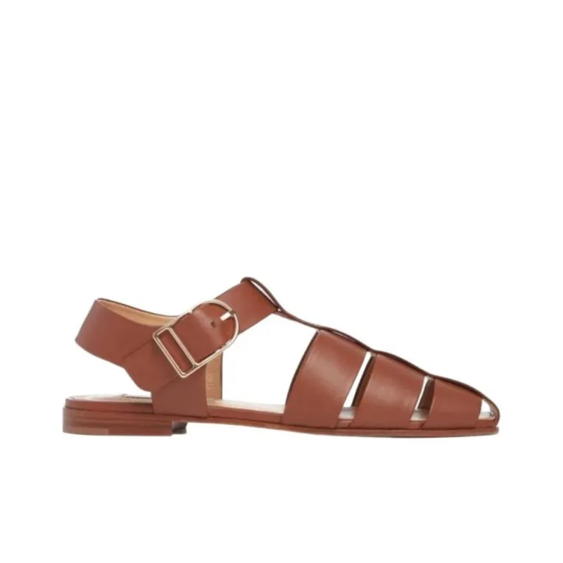 GABRIELA HEARST Roman Sandals Women's Brown-1