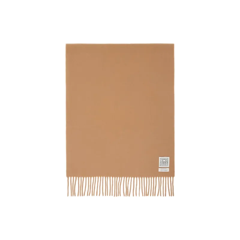 TOTEME Knit Scarves Women's Brown-1