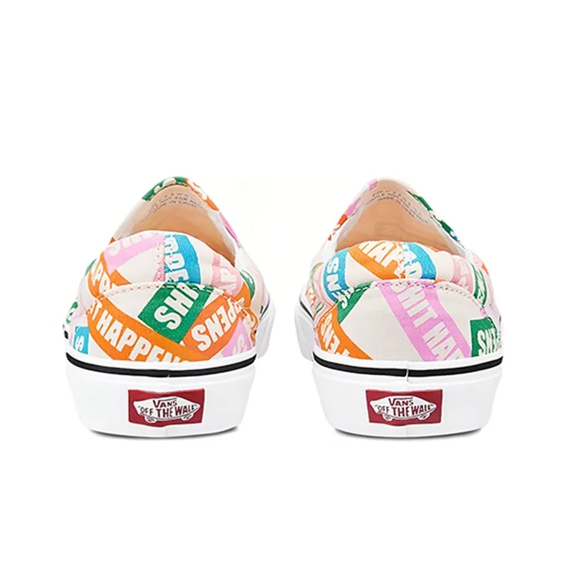 Vans Classic Slip on Pink/Multi Color-4