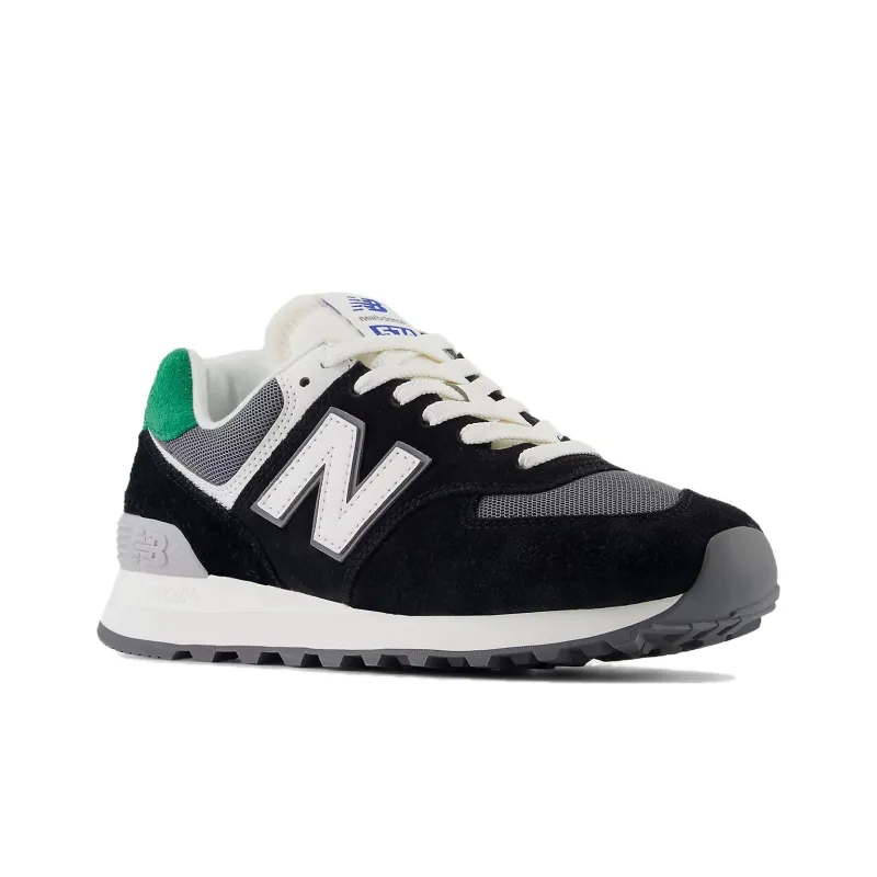 New Balance 574 Black Classic Pine Women's-2