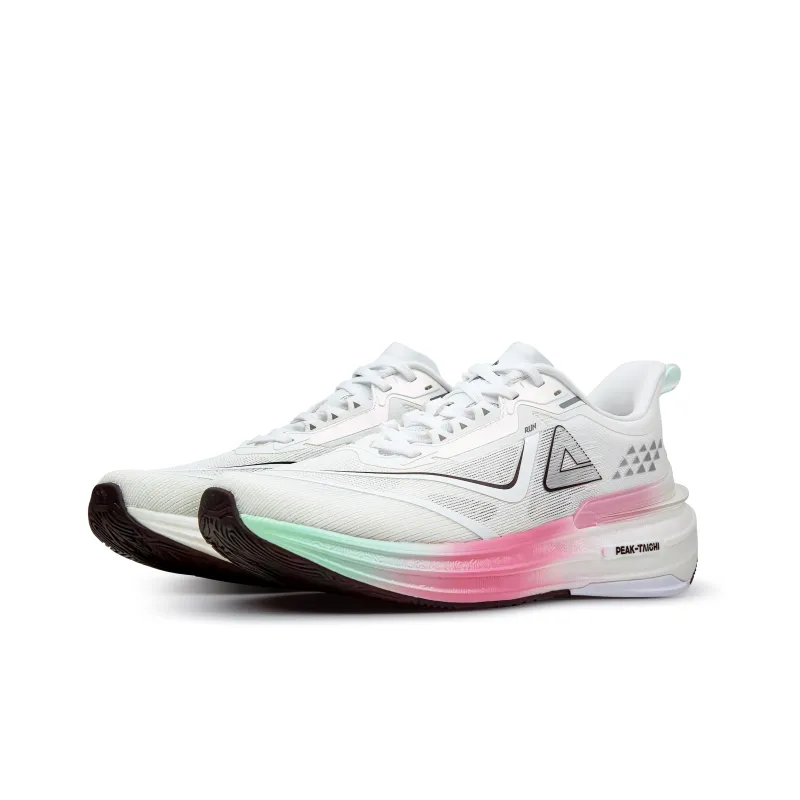 PEAK State Pole 6.0 Running Shoes Men Low Top White/Pink Purple-5