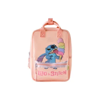 ZARA Polyester Backpack Mini Women's Rose Red
