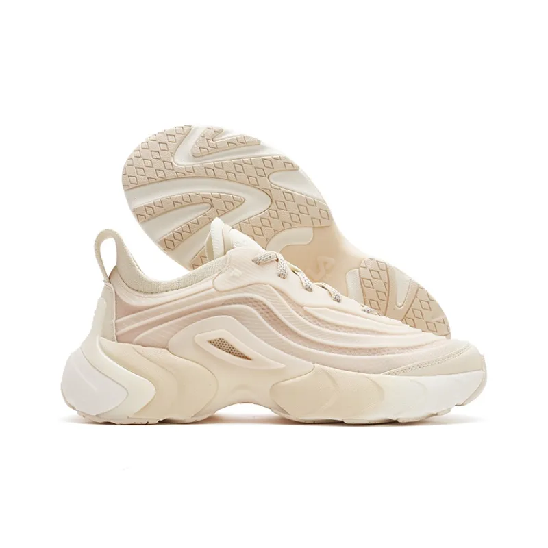 FILA FUSION Ray 4 Slip-Resistant Low-Top Casual Shoes Women's Lotus Color-4