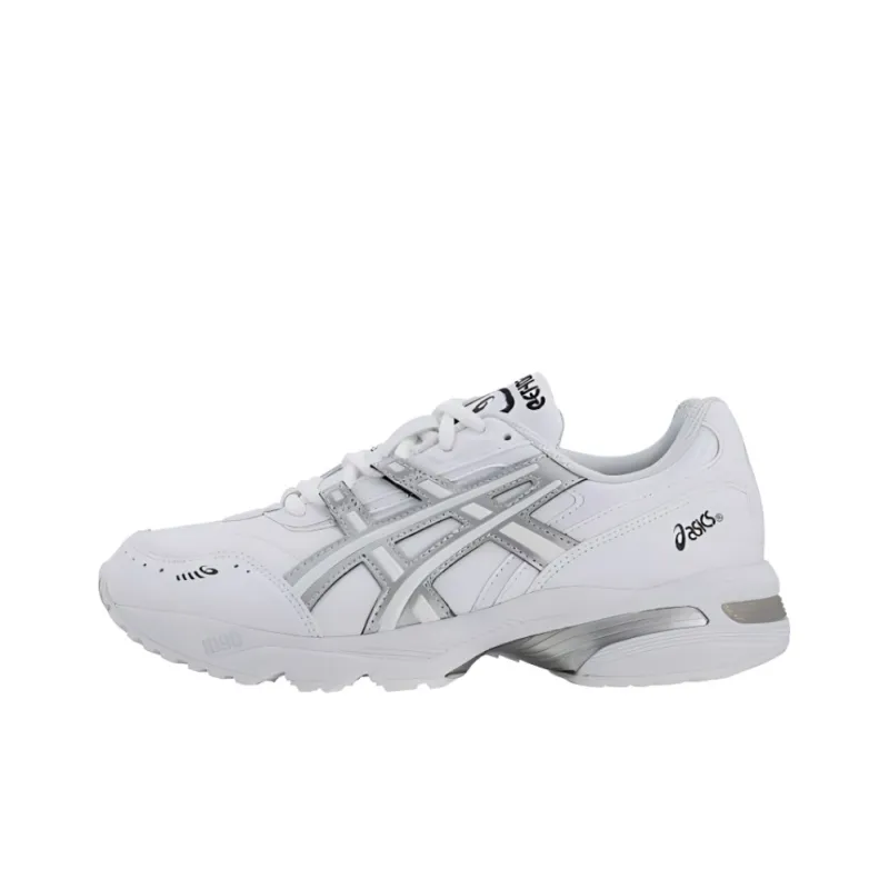 Asics GEL-1090 Wear-Resistant Low-Top Running Shoes Men's White Silver-0