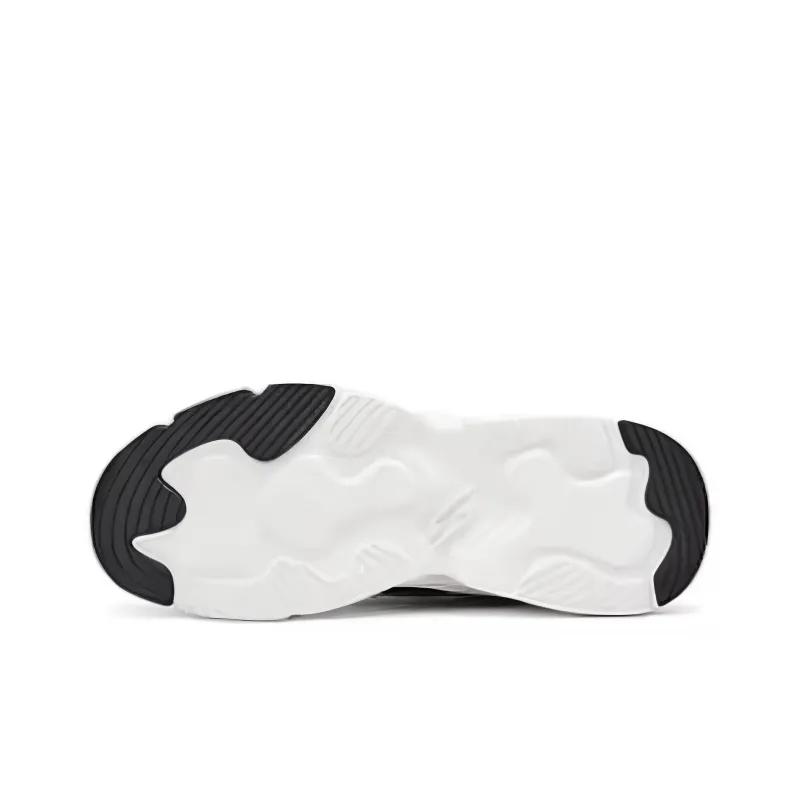 Skechers Chunky Sneakers Men Low Top Black/White-4