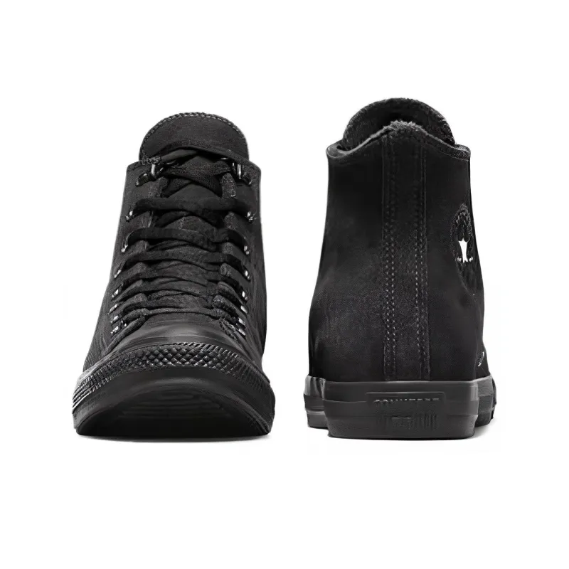 Converse Chuck Taylor All Star Durable Breathable High Top Canvas Shoes Unisex Black-5