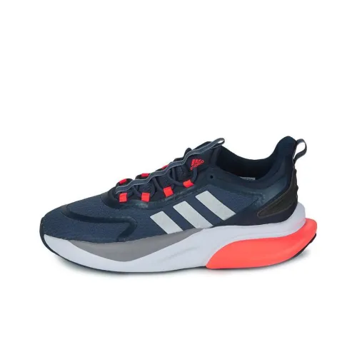 Adidas Alphabounce+ Cushioning Wear-Resistant Low-Top Running Shoes Men's Dark Blue