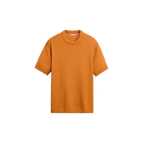 ZARA T-Shirts Men Orange