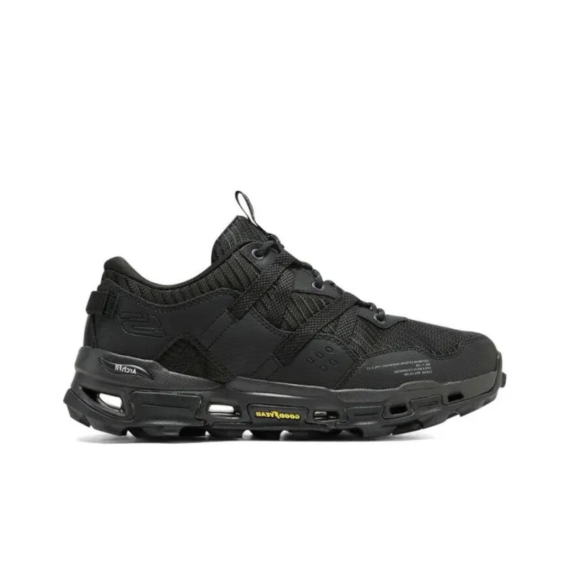 Skechers ARCH FIT GLIDE STEP TRAIL Cushioning Anti Slip And Wear Resistant Low Top Running Shoes Men's All Black-1