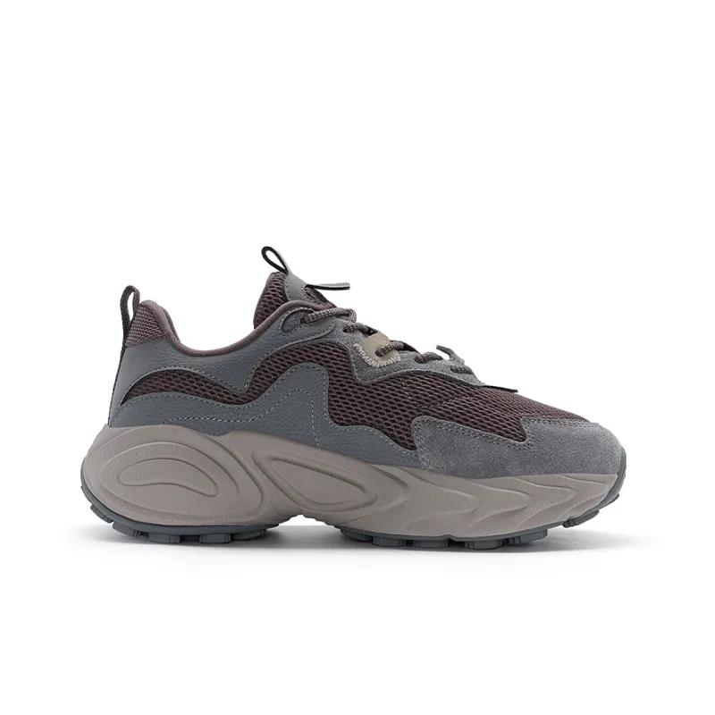 XTEP Casual Shoes Women's Low Top Agarwood Umber/Smoke Gray-1