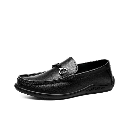 CHINT Dress Shoes Men Low Top Black