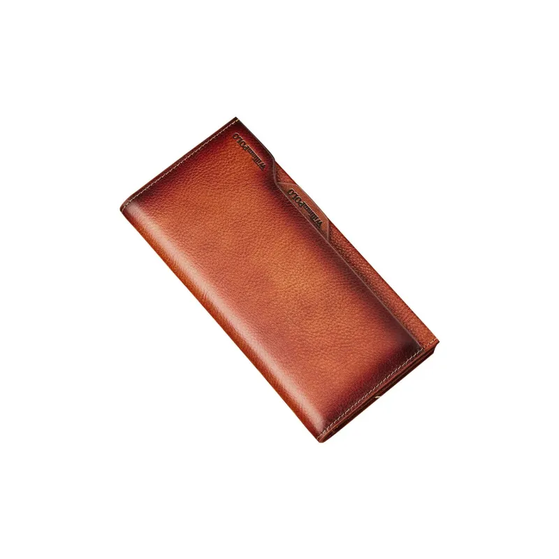 WilliamPOLO Top Grain Cow Leather Multifunction Card Holder Wallet Regular Men's Multicolor-9