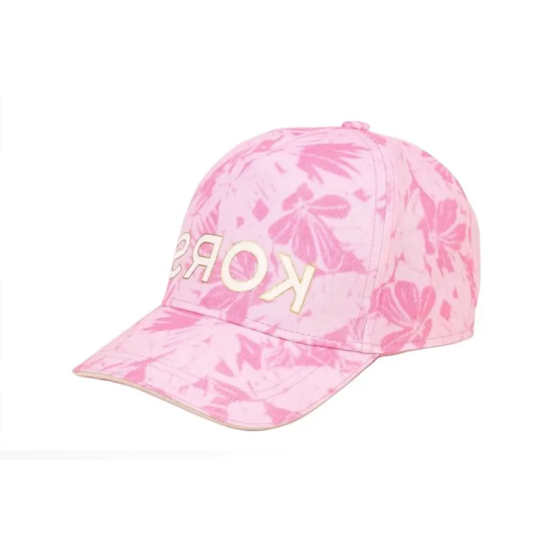 MICHAEL KORS Logo print Cotton Baseball Cap-0