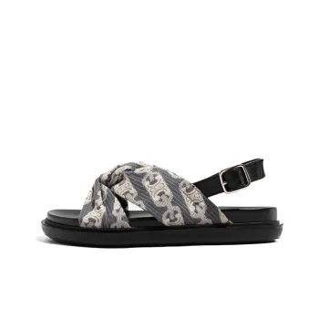 Old Meow One-Strap Sandals 3.2cm Women's Black
