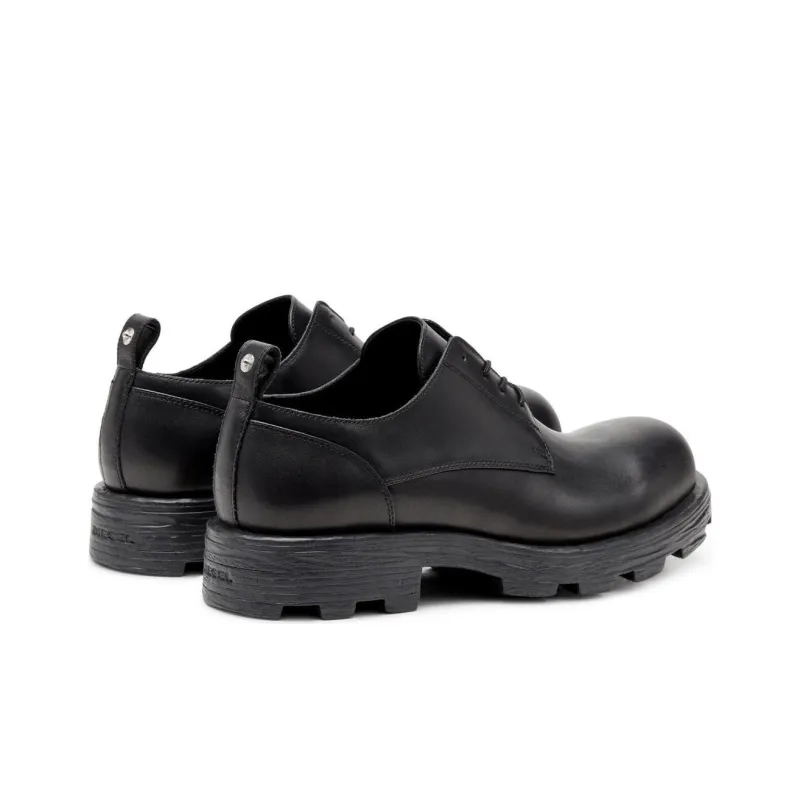 DIESEL D-Hammer Leather Derby Shoes-2