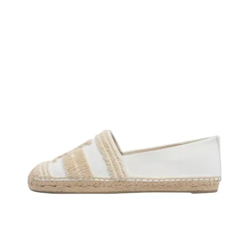 TORY BURCH Double T-panel Cotton Espadrilles