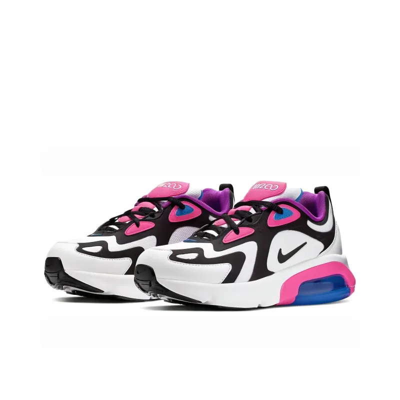 Nike Air Max 200 White Hyper Pink Black GS-2