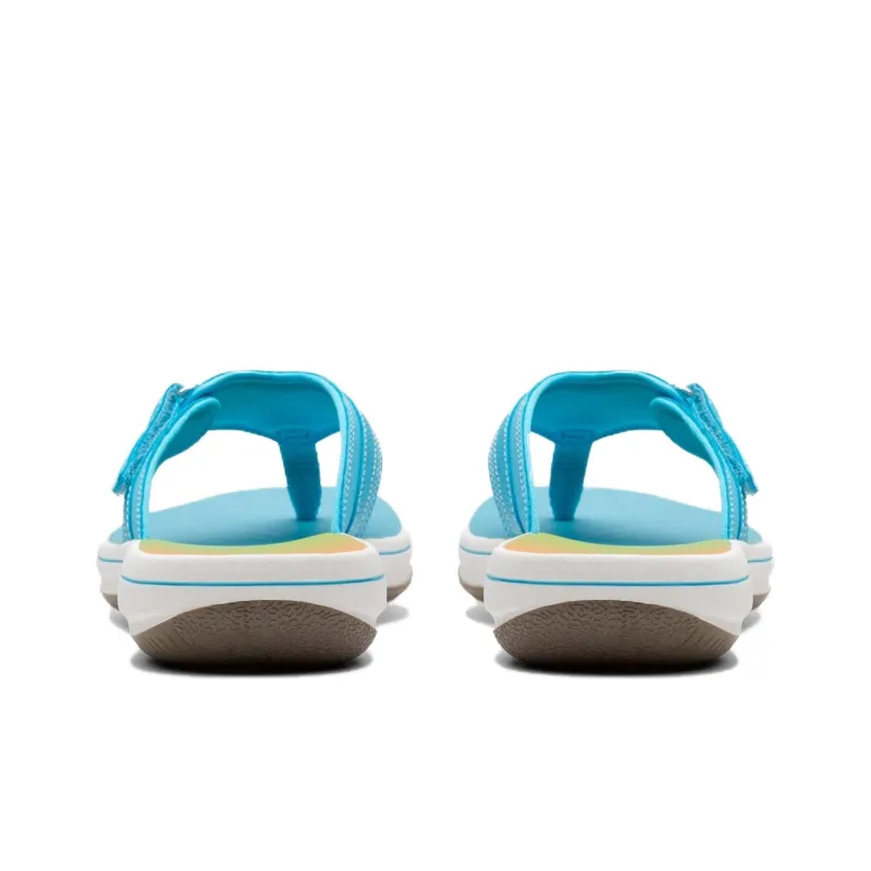 Clarks Flip Flops 3cm Women's Blue-4
