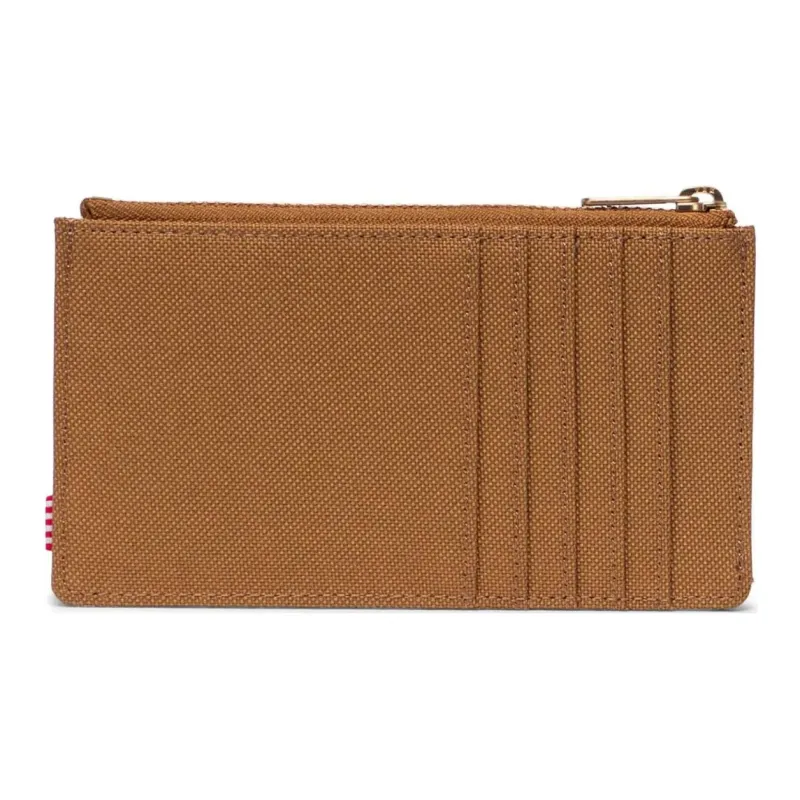 Herschel EcoSystem™ 600D Fabric Recycled Material Card Holder Wallet Large Size Unisex Bronzed Brown-2