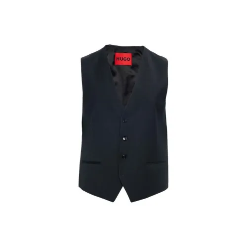 HUGO BOSS Vests Men Black