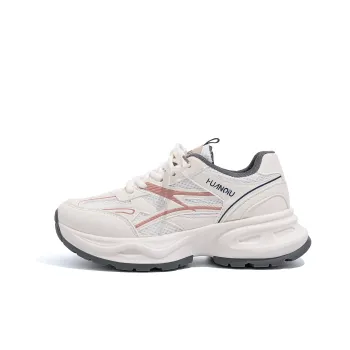 HUANQIU Low Top Chunky Sneakers Women's Pink