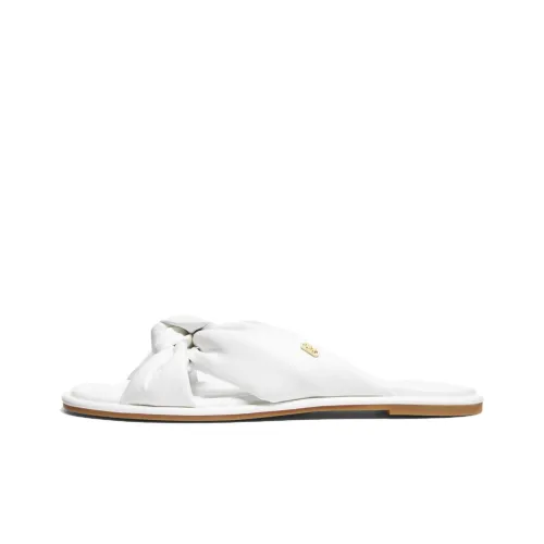 MICHAEL KORS Slide Slippers Women's White