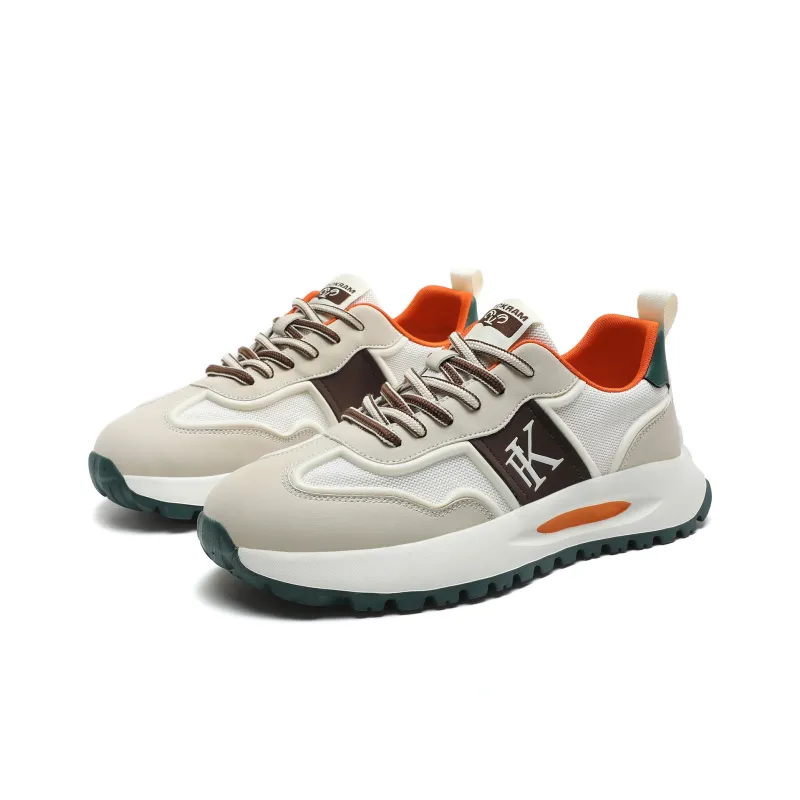 FACKRAM Slip-Resistant Breathable Lightweight Height Increasing Casual Shoes Men's-2