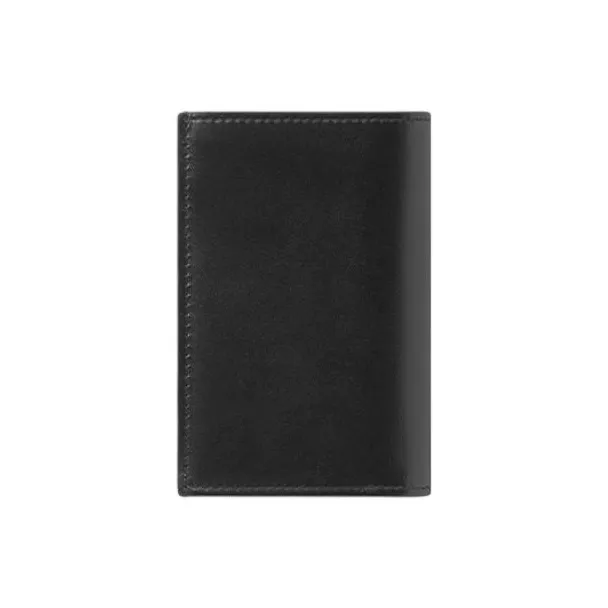 MONTBLANC Meisterstuck Cow Leather Card Holder Men's Black & Red-1