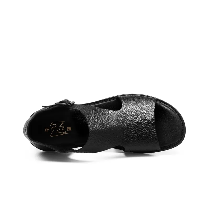 CHINT Beach Sandals Men Black-2
