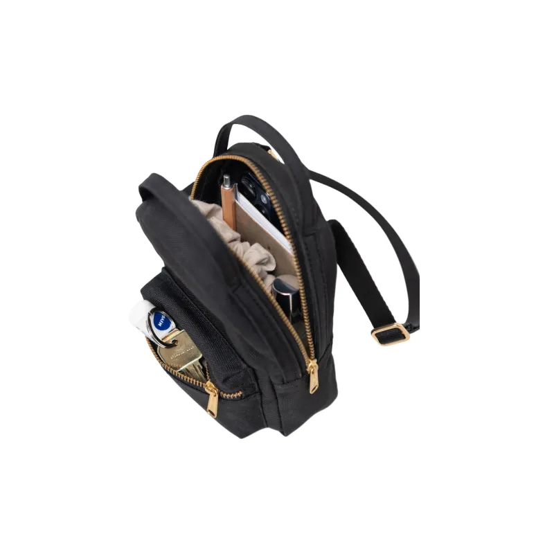 Herschel Nova Series Recycled Nylon Handbag Shoulder Bag Crossbody Bag Unisex Leopard Print Black-2