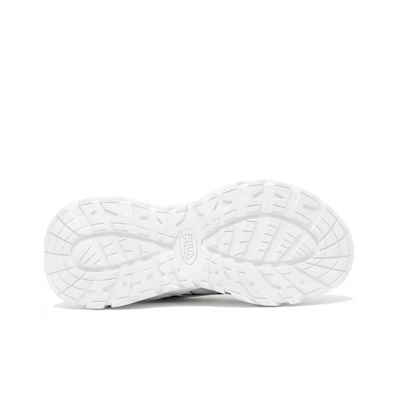 FILA Electrove Cushioning Anti-Slip And Wear-Resistant Low-Top Chunky Sneakers Unisex White-5
