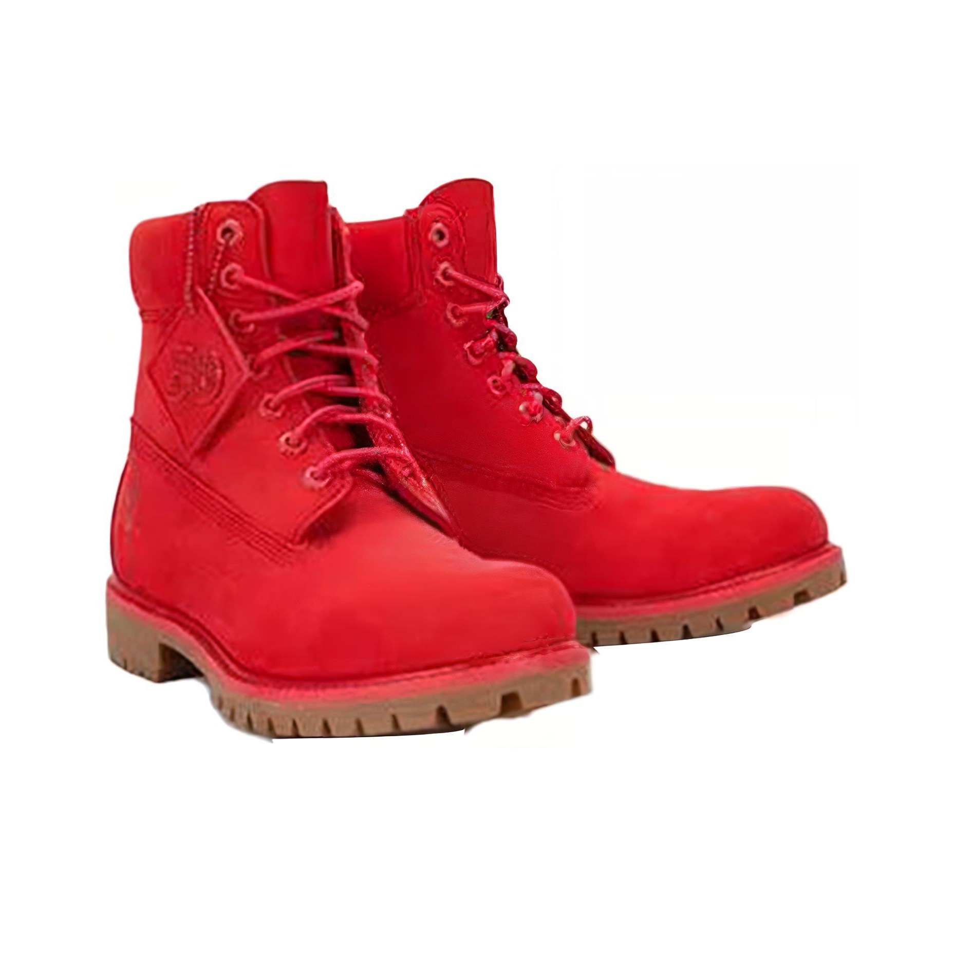 Red timberland sneakers on sale