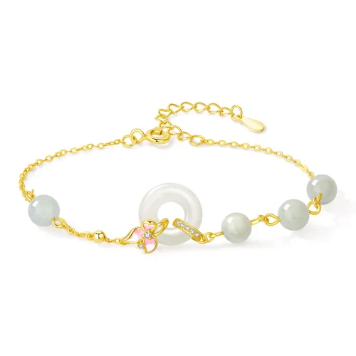 MOLADY Chalcedony Jade Bracelets Women's