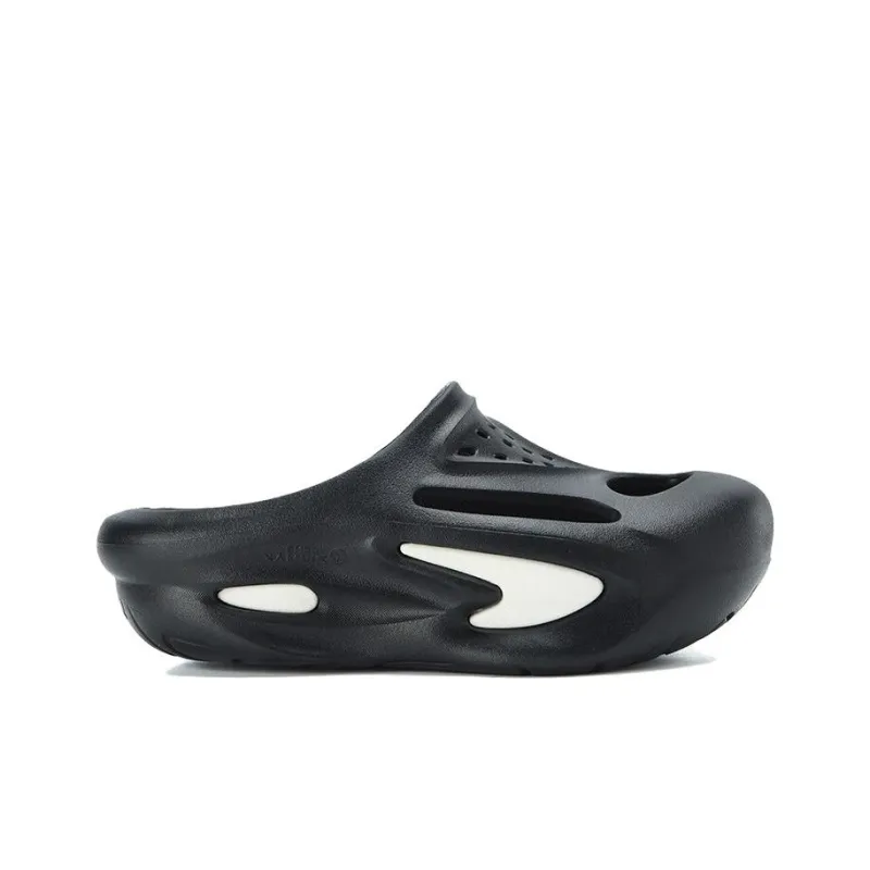 FILA FUSION Shell Slippers 'Black' Women's-1