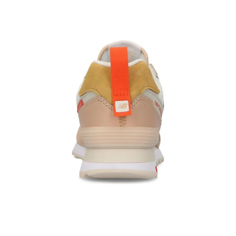 New Balance 574 Shoes For Pink/Orange Women's-3